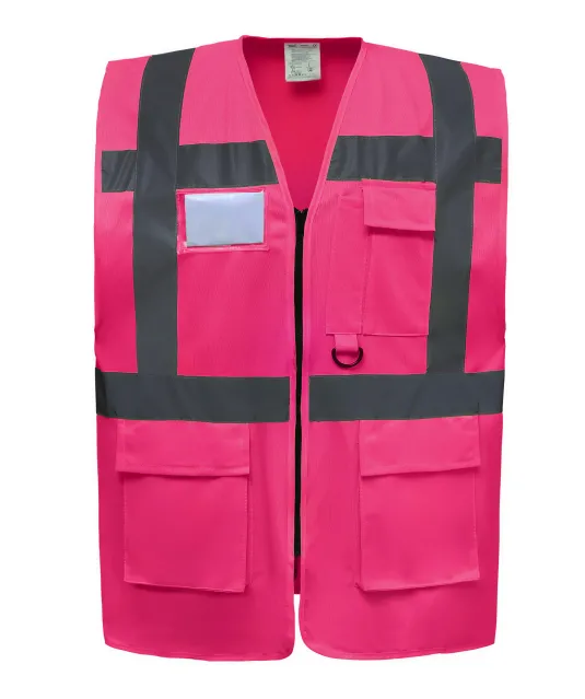 YHVW801 - Multifunctioneel veiligheidshesje Pink