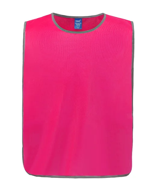 YHVJ259 - Personalisatie veiligheidshesje met reflecterende rand Fluo Pink