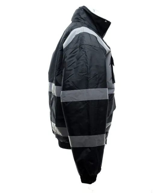 YHVP211 - Klassieke veiligheids bomberjack Black