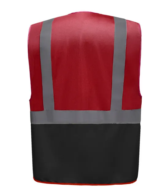 YHVW801 - Multifunctioneel veiligheidshesje Red / Black