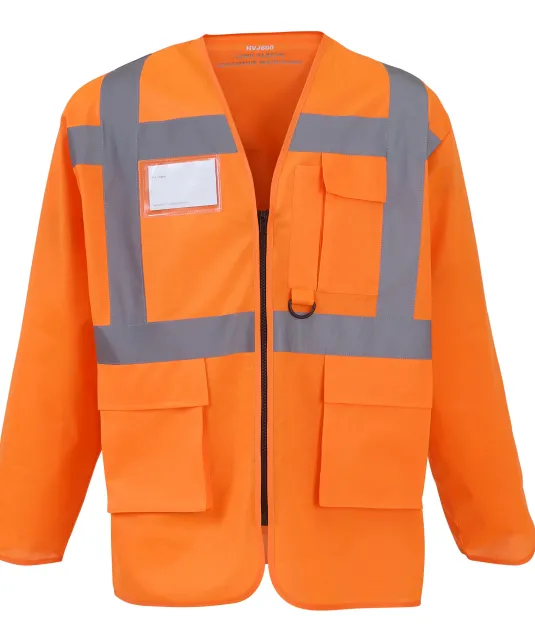 YHVJ800 - Veiligheidsjasje Hi Vis Orange