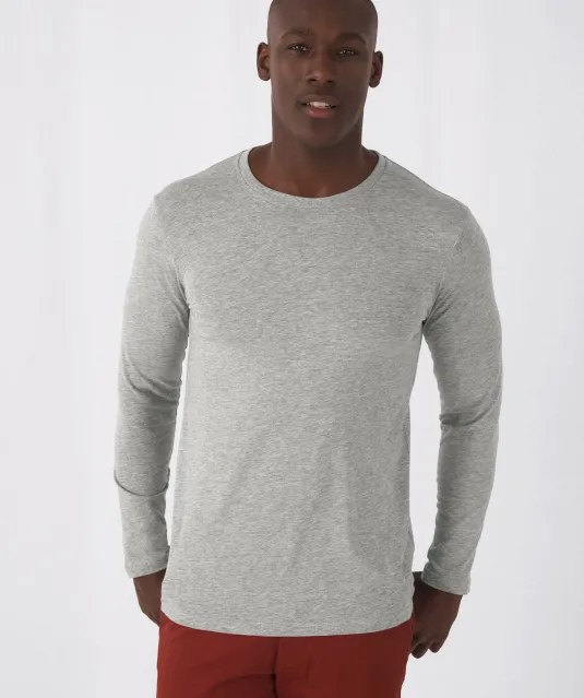 CGTM070 - Men's organic Inspire long-sleeve T-shirt Fire red