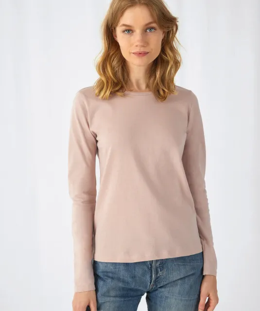 CGTW06T - #E150 Ladies' T-shirt long sleeves White