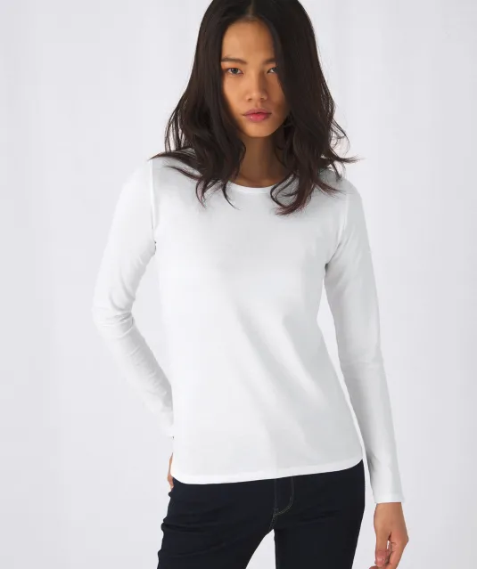 CGTW08T - #E190 Ladies' T-shirt long sleeve White