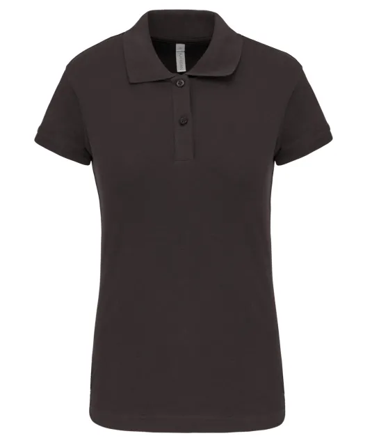 K240 - Piquépolo korte mouwen dames Dark Grey