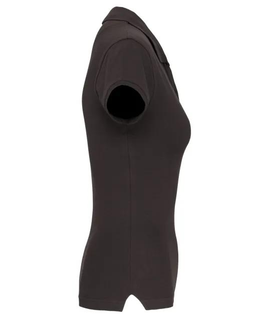K240 - Piquépolo korte mouwen dames Dark Grey