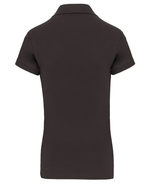 K240 - Piquépolo korte mouwen dames Dark Grey