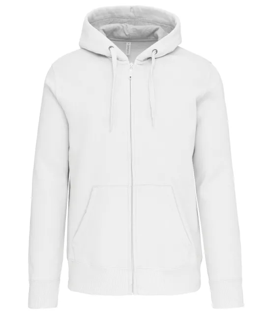 K444 - Sweatvest met capuchon White