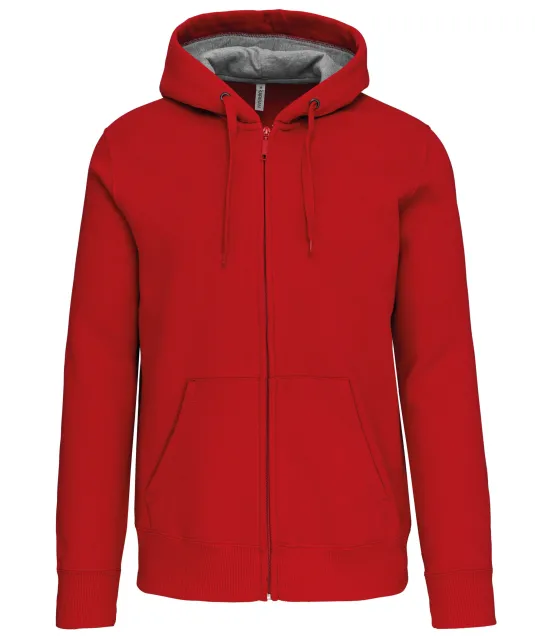 K444 - Sweatvest met capuchon Red