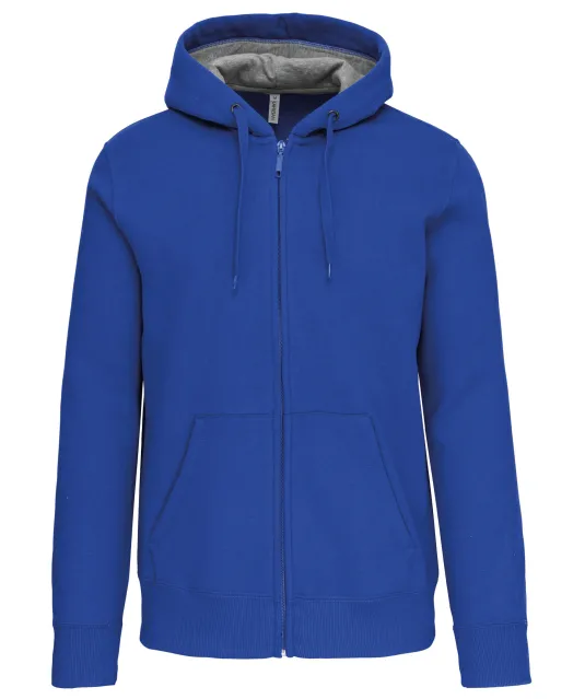 K444 - Sweatvest met capuchon Light Royal Blue