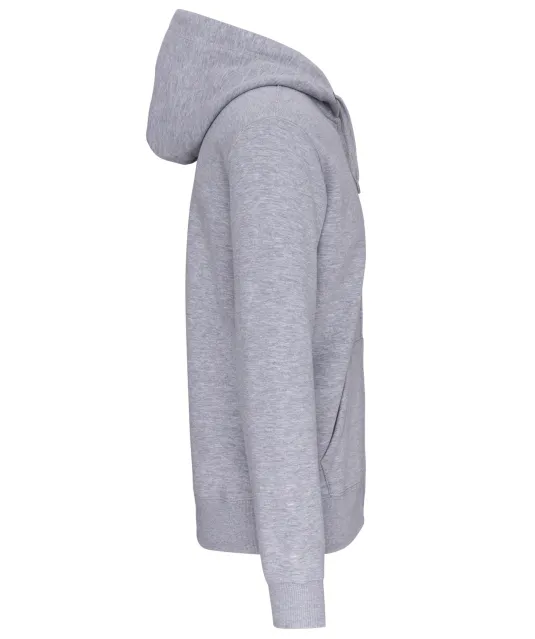 K444 - Sweatvest met capuchon Oxford Grey