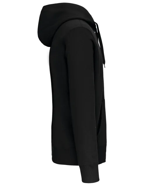 K444 - Sweatvest met capuchon Black