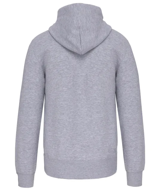 K444 - Sweatvest met capuchon Oxford Grey