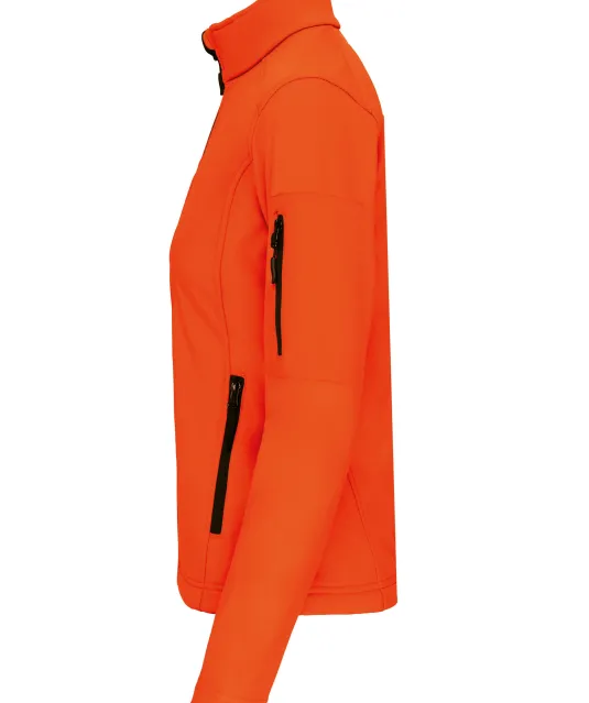 K400 - Dames softshell jas Fluorescent Orange