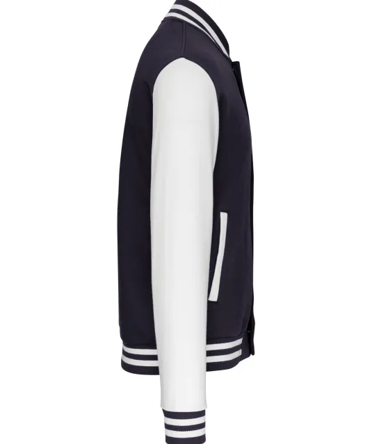 K498 - Kinder college jacket Navy / White