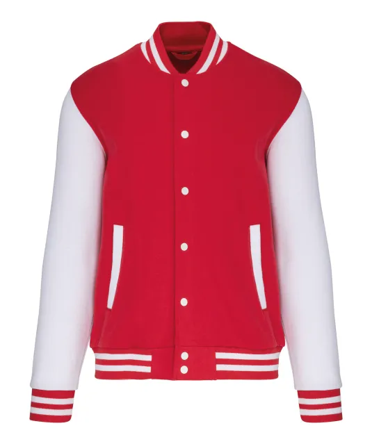 K498 - Kinder college jacket Red / White