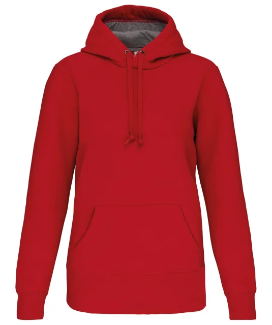 K443 - Sweater met capuchon Red