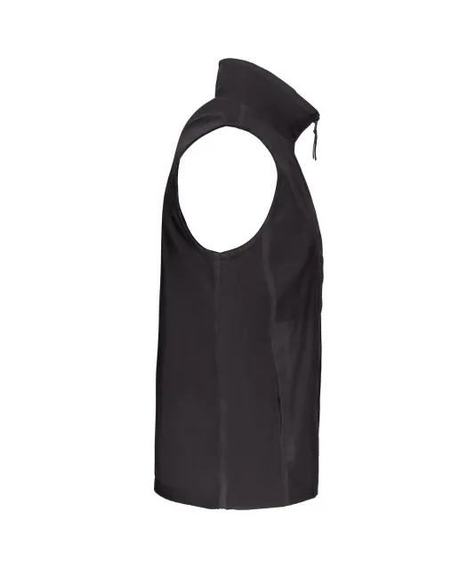 K679 - Met fleece gevoerde bodywarmer unisex Dark Grey / Black