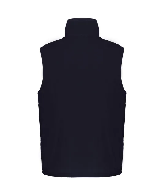 K679 - Met fleece gevoerde bodywarmer unisex Navy / Grey