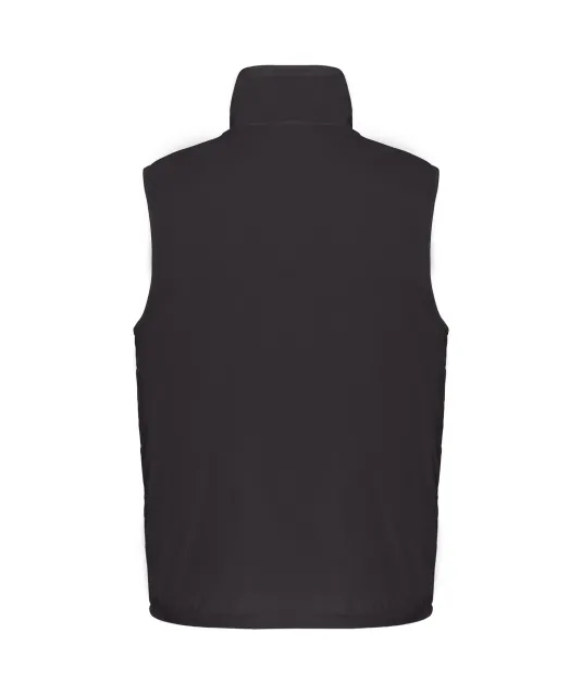 K679 - Met fleece gevoerde bodywarmer unisex Dark Grey / Black