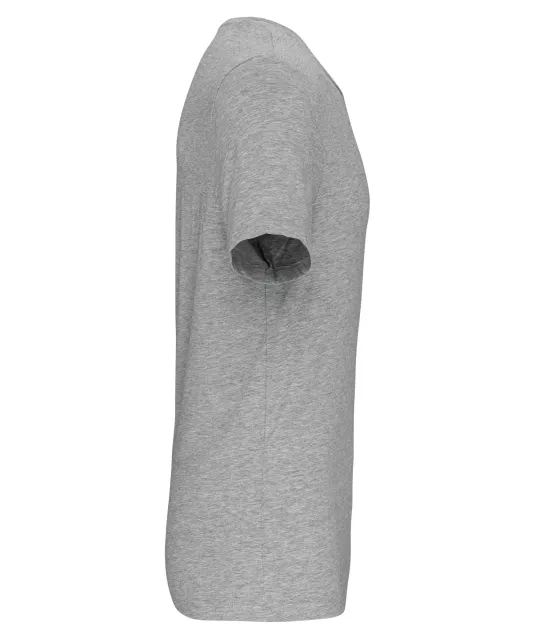 K3014 - T-shirt korte mouwen V-hals Light grey heather