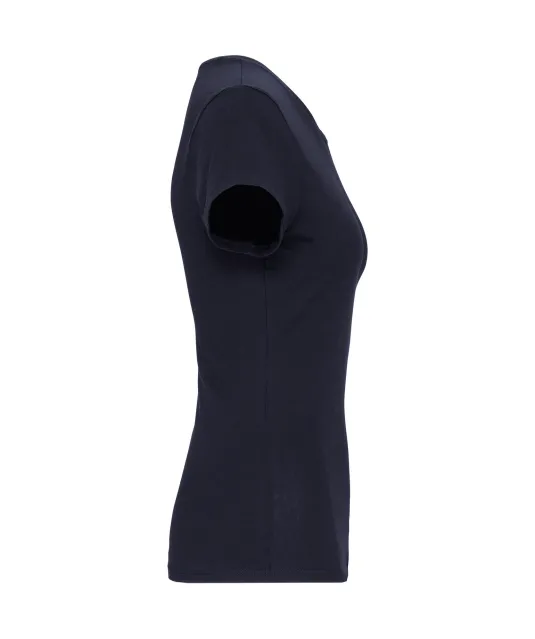 K3013 - Dames-t-shirt ronde hals korte mouwen Navy