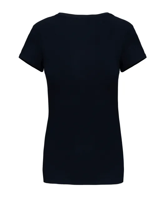 K3013 - Dames-t-shirt ronde hals korte mouwen Navy