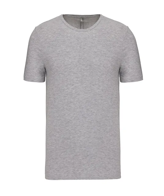 K3012 - T-shirt ronde hals korte mouwen Light grey heather