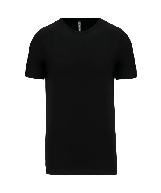K3012 - T-shirt ronde hals korte mouwen Black