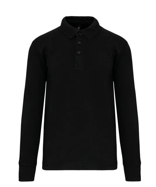 WK4000 - Sweater met polokraag Black