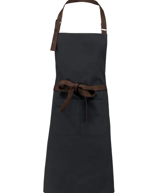 K8003 - Vintage schort Vintage Charcoal