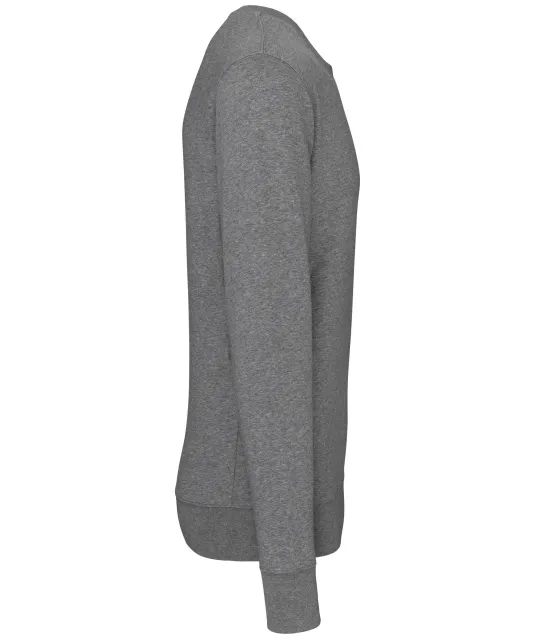 K4025 - Ecologische sweater met ronde hals Grey Heather
