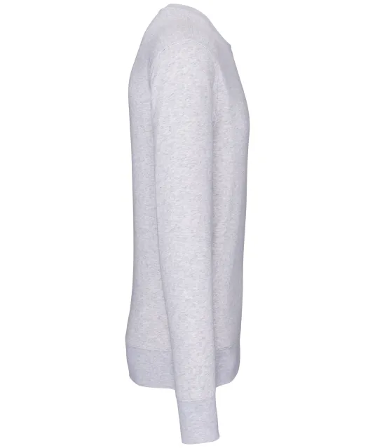K4025 - Ecologische sweater met ronde hals Ash Heather