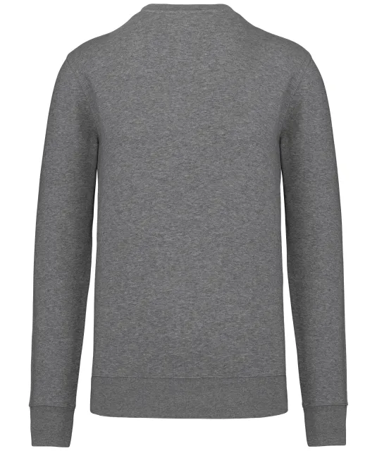 K4025 - Ecologische sweater met ronde hals Grey Heather