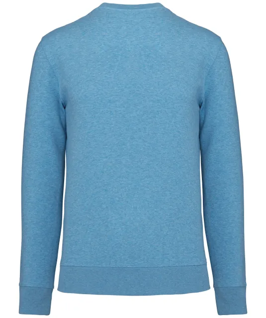 K4025 - Ecologische sweater met ronde hals Cloudy blue heather