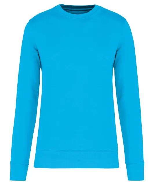 K4025 - Ecologische sweater met ronde hals Sea Turquoise