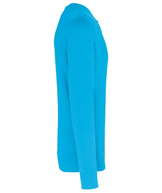 K4025 - Ecologische sweater met ronde hals Sea Turquoise