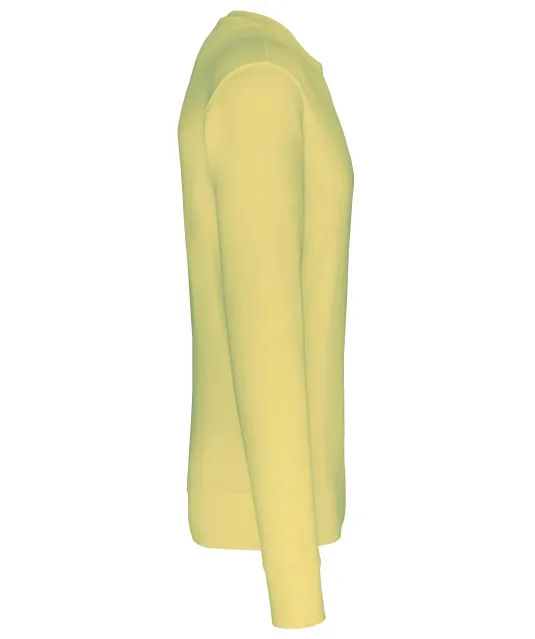 K4025 - Ecologische sweater met ronde hals Lemon Yellow