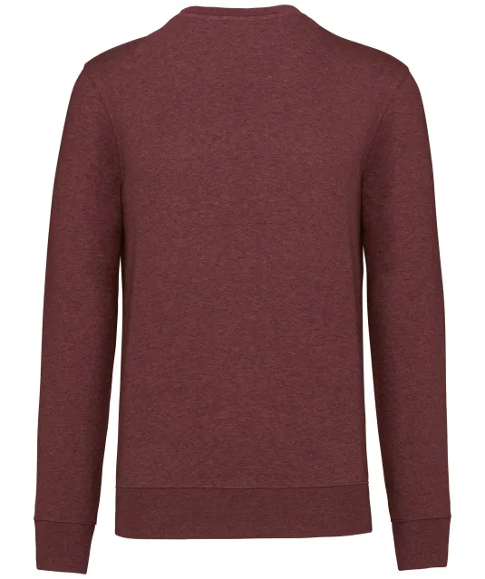 K4025 - Ecologische sweater met ronde hals Wine Heather