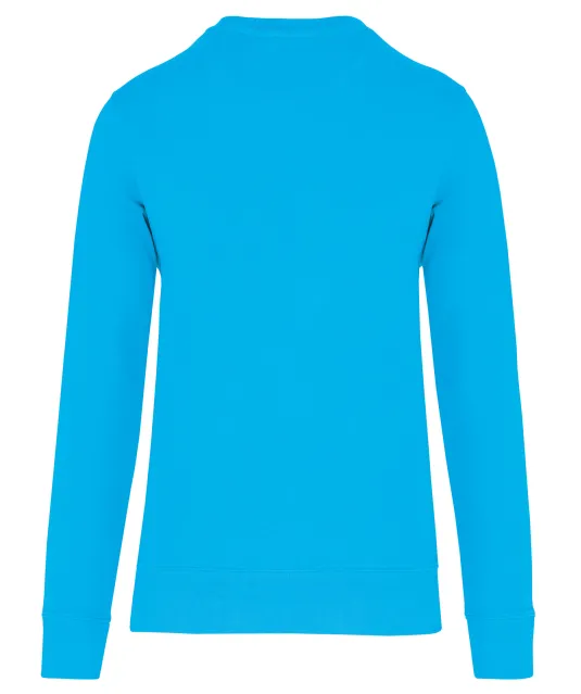 K4025 - Ecologische sweater met ronde hals Sea Turquoise