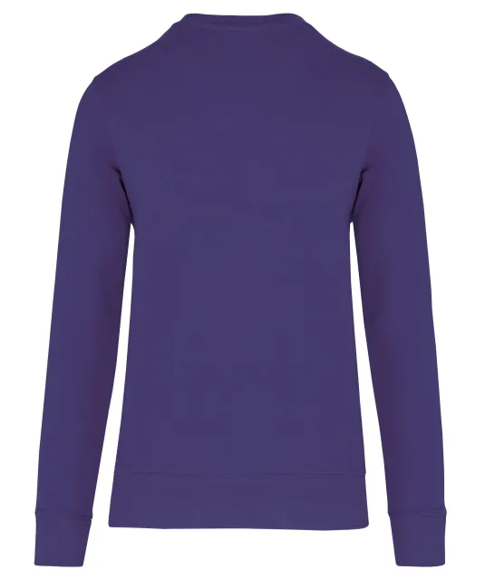 K4025 - Ecologische sweater met ronde hals Deep Purple