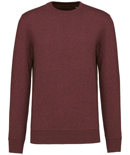 K4025 - Ecologische sweater met ronde hals Wine Heather