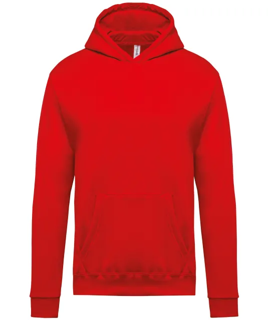 K477 - Kindersweater met capuchon Red