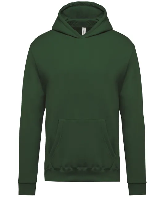K477 - Kindersweater met capuchon Forest Green