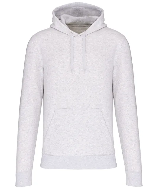 K4027 - Ecologische herensweater met capuchon Ash Heather