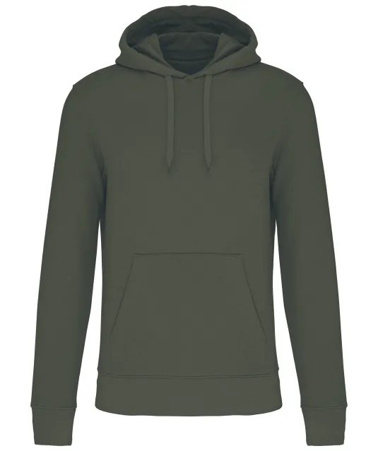 K4027 - Ecologische herensweater met capuchon Dark Khaki