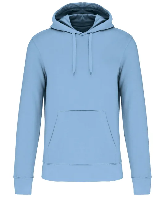 K4027 - Ecologische herensweater met capuchon Sky Blue