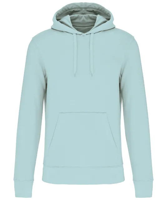 K4027 - Ecologische herensweater met capuchon Ice Mint