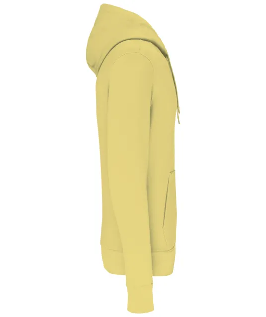 K4027 - Ecologische herensweater met capuchon Lemon Yellow