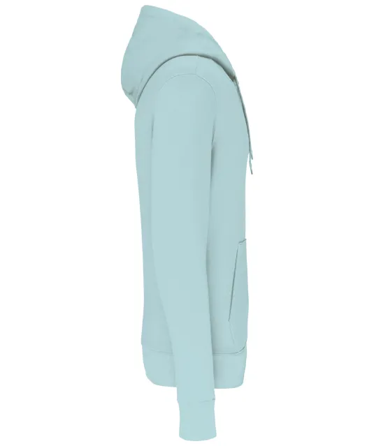 K4027 - Ecologische herensweater met capuchon Ice Mint